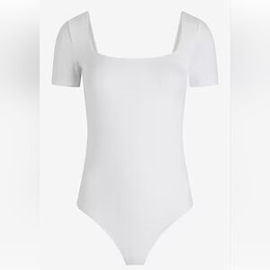 Express White Body Contour Bodysuit